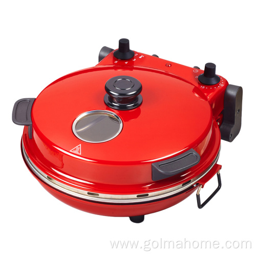 Household Ceramic Plate Max Auto Grill Pizza Maker